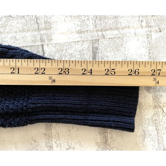 CAbi Countryside Cable Knit Sweater Cardigan Cozy Stylish Fall Layer Pockets XS - Picture 8 of 12